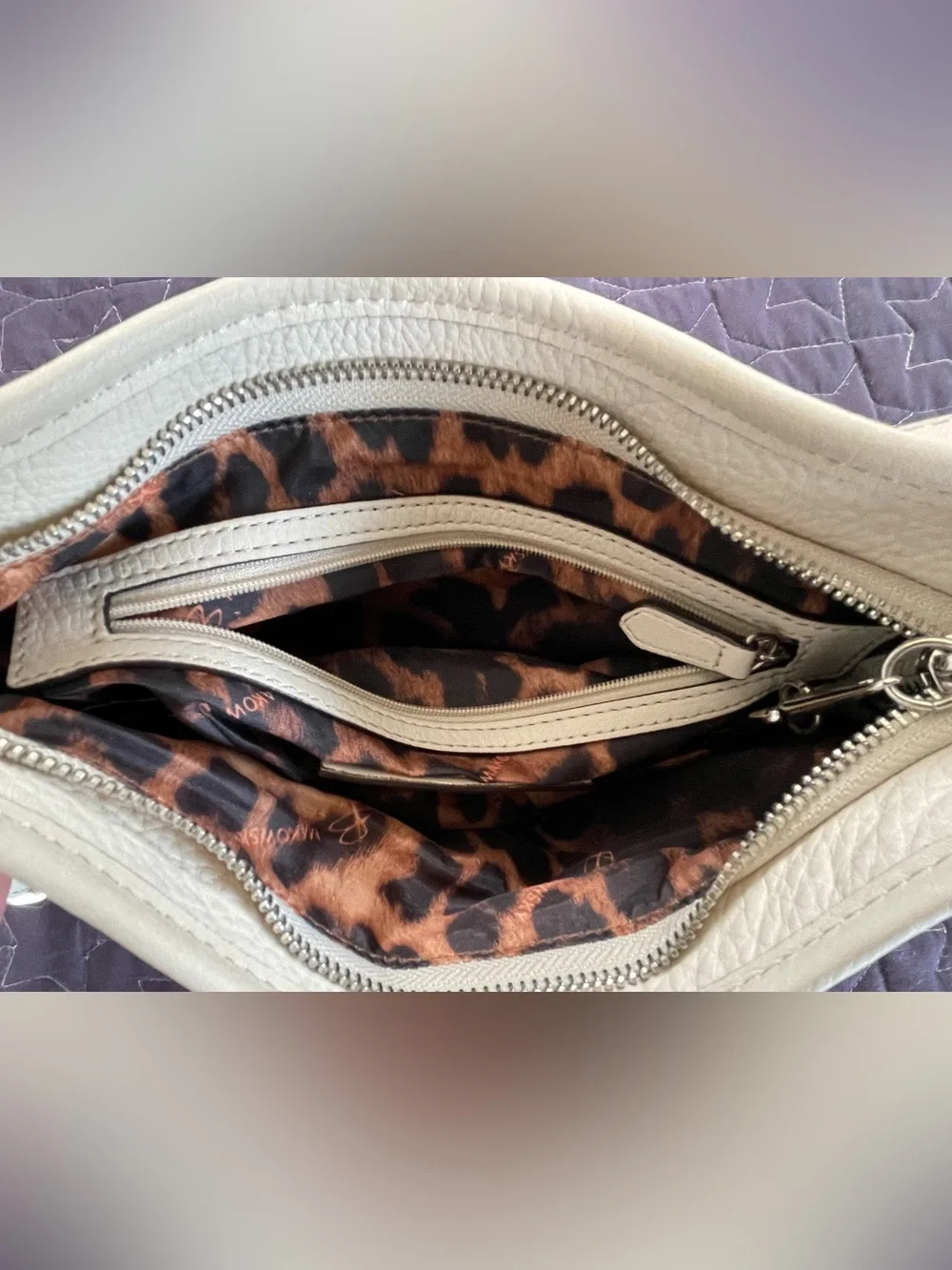 Boho-chic Indie-sleeze Y2K Designer B. Makowsky leather crossbody purse